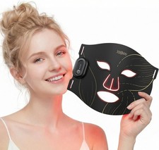 Red Light Therapy Mask 7-Color LED Face and Neck Light Therapy with 850nm NIR