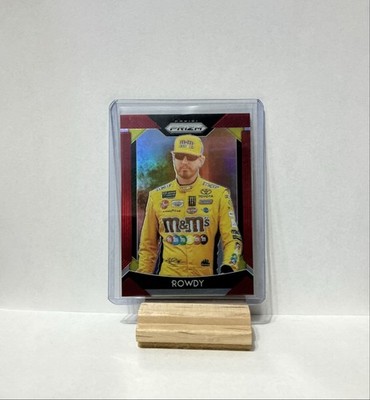 2019 Panini Prizm - Variation Kyle Busch #15 Red Prizm Rowdy /50