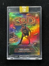 2025-26 Topps Three 3 Vince Carter #3D-38 3&D Blue /15