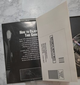 D (Sega Saturn) Cib Complete w/ Registration Card - Tested