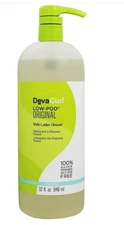 DevaCurl Low Poo Original Mild Lather Cleanser 32 oz / Free Nail File