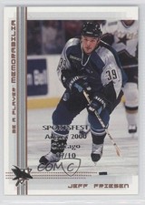 2000-01 ITG Be A Player Memorabilia SportsFest Chicago 7/10 Jeff Friesen #49 0a1