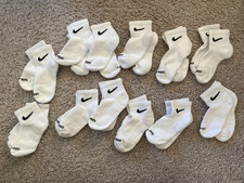 Nike Young Athletes Kids Ankle Cut Socks 12 Pairs/Pack ,10C-3Y Shoe/ 5-7 Sock