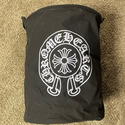 Chrome Hearts Laundry Basket Collectible Rare 20 Inches High Black And White