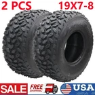 19x7-8 19x7-8 ATV UTV Tires All Terrain 4 Ply 19x7x8 Tubeless Off-Road Set of 2