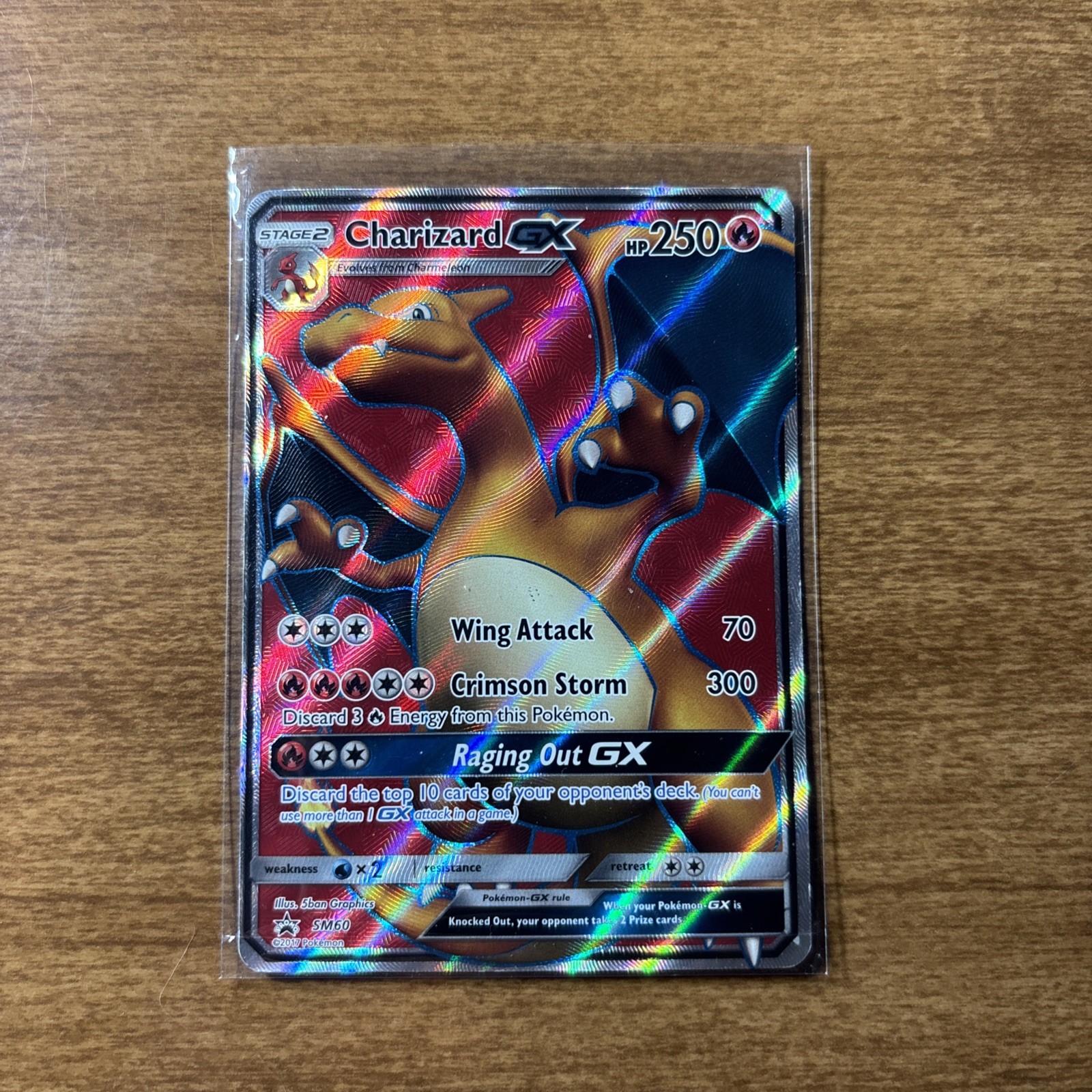 Charizard GX SM60 Sm Holo