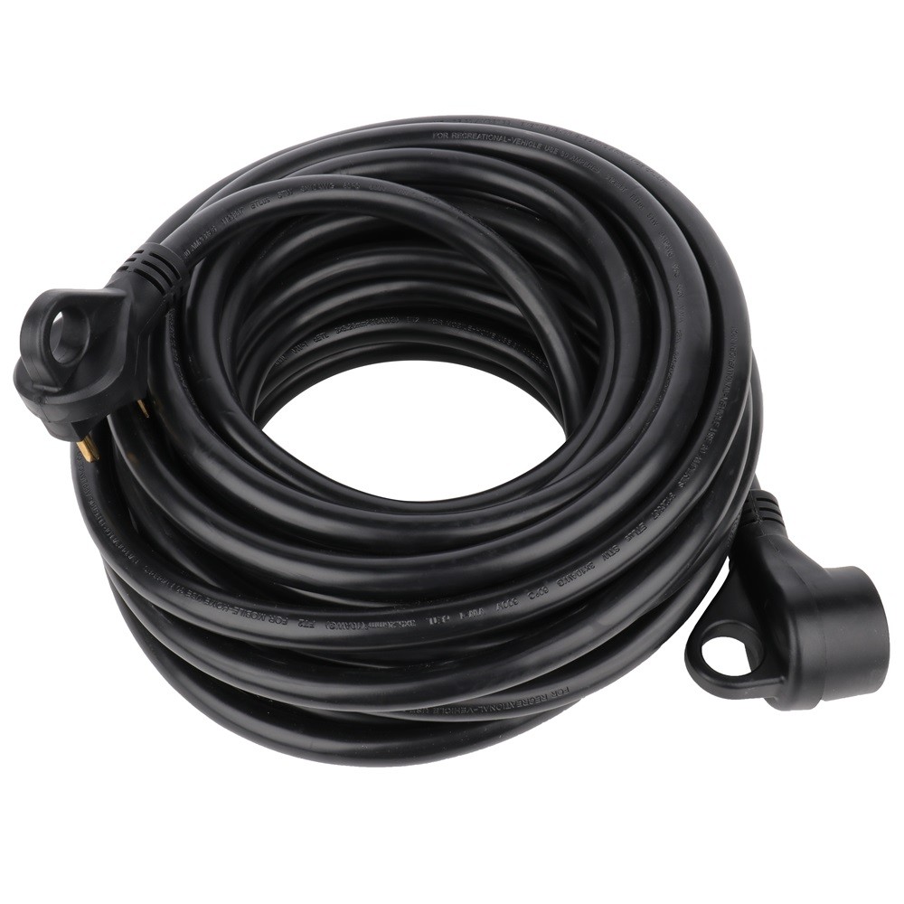 ?50 Ft 30 Amp RV Extension Cord TT-30 Power Supply Cable for Motorhome Camper