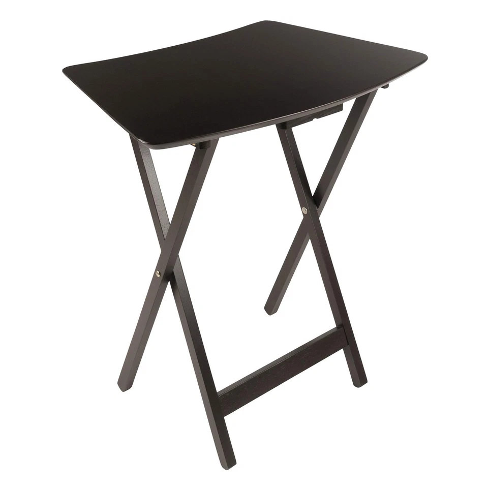 Juego de mesa de aperitivo Anila con estante de almacenamiento, en forma de ventilador, para sala de estar, 26", co... Foto 2 de 4