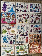 VTG Lot Of 80s-90s TATTOO Flash Prints Traditional, California Mixed Artist 9