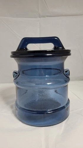 Cobalt Blue LE Smith Vintage Milk Canister
