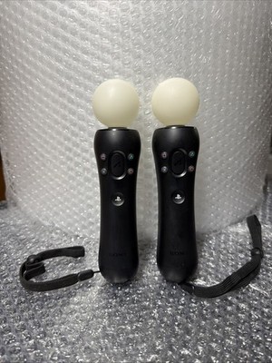 Sony PS3 PS4 PS VR Playstation Move Motion Controllers - Set of 2 -CECH-ZCM2U