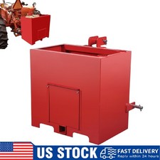 Ballast Box ,3 Point Steel Hitch Weight Box For Cat 1 Tractor 800lbs Heavy Duty