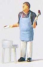 Preiser Hobby Cook - Model Railroad Figure - HO Scale - #28055