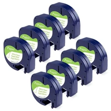 8-Pack Replacement for DYMO Letratag Refills for 91330 10697 White Paper Labe...