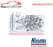 LÜFTER KÜHLERLÜFTER LÜFTERMOTOR NISSENS 85881 P FÜR OPEL COMBO 1.4L,1.6L,2L