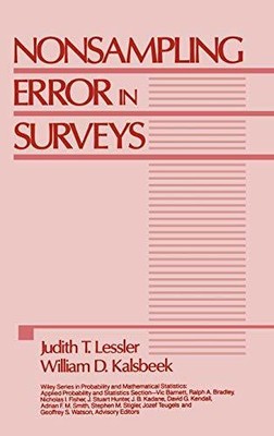 Nonsampling Error in Surveys (Wiley Series in Buch Wiley-Interscience