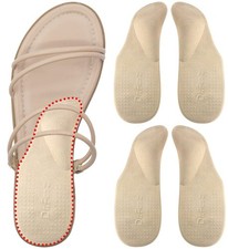 Dr. Foots Arch Support Shoe Inserts for Flat Feet, Plantar Fasciitis, Adhesiv...