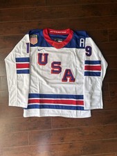 Matthew Tkachuk 2026 Olympics Team USA White Nike Jersey | Men’s Size XL