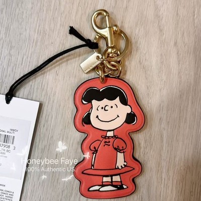 NWT Coach x Peanuts Bag Charm Keychain Snoopy/Charlie/Lucy/Patty
