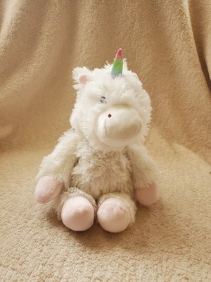 Warmies Junior Microwavable Plush White Unicorn 9'' Scented Cozy Heat Pack