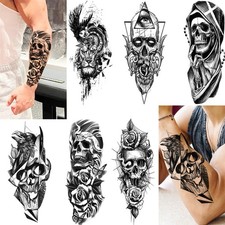 6 Sheets Waterproof Temporary Tattoo Sticker Fake Tatoo Body Art Arm Men Women