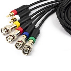 4 in 1 RGB Sync Video Audio RCA Cable for Sega Mega Drive MD1 MD2 Genesis Sat...