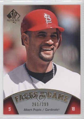 Albert Pujols [Gold] #5 2009 SP Authentic card