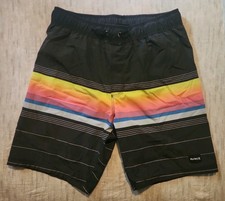 Hurley Boys Multicolor Swim Trunks Size 10/12