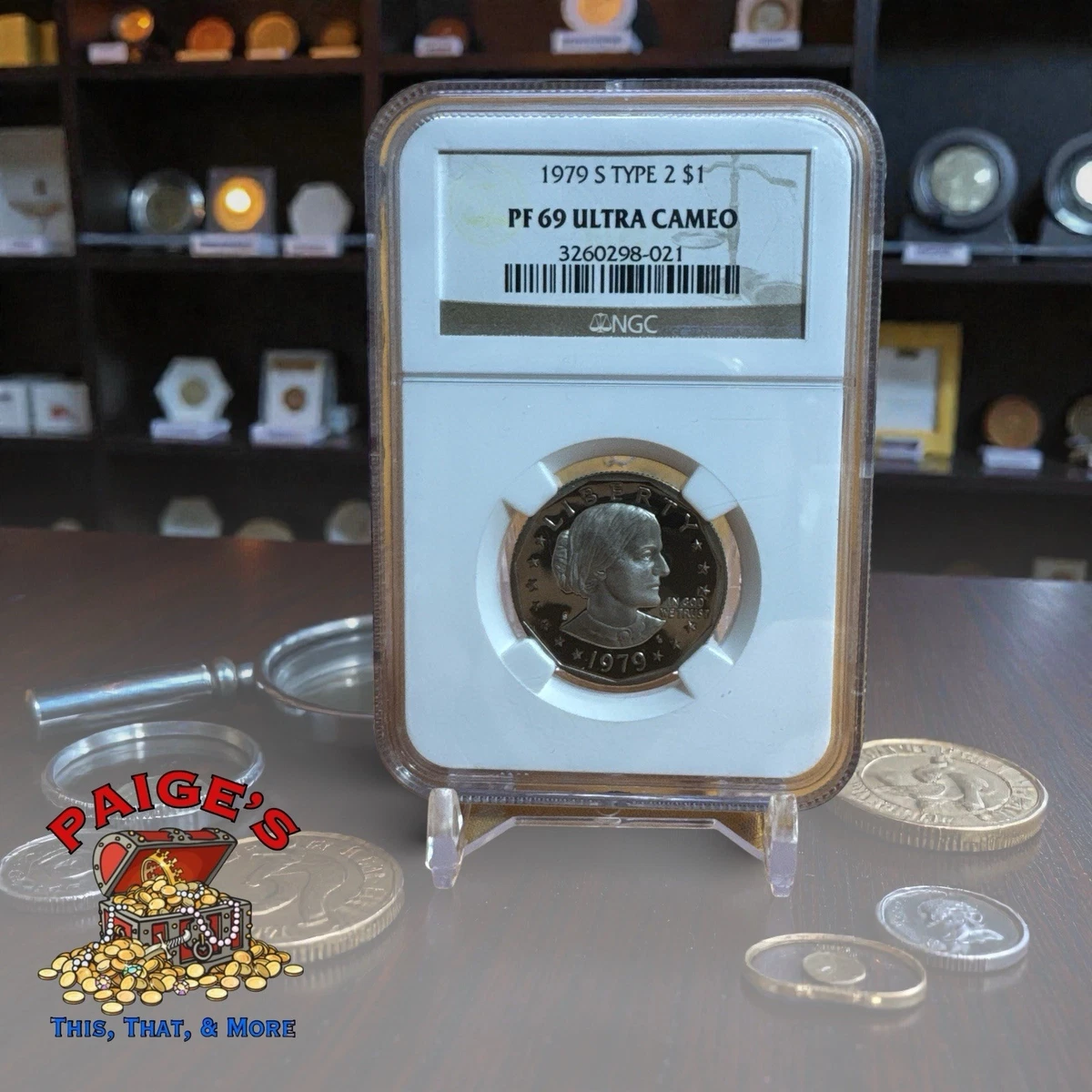 Grade PR 69 NGC 1979 Susan B Anthony Dollars (1979-1981, 1999) for