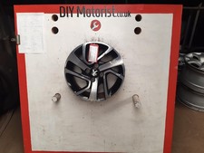 PEUGEOT 108 Wheel PEUGEOT 15" 9 SPOKE BLACK D,CUT ALLOY WHEEL  2015