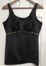 RUBY RIBBON lace cami shape-wear smoothing adjustable black size 50 discontinued