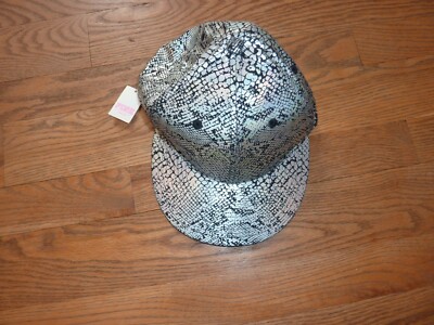 VICTORIAS SECRET PINK BLING PYTHON ''PINK'' ONE SIZE HAT CAP NWT