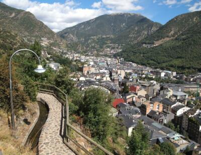 ANDORRA LA VELLA SKYLINE GLOSSY POSTER PICTURE PHOTO PRINT capital city 3499
