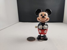 Wind-Up Collectible Mickey Mouse 3.75"in TOMY 1990"s