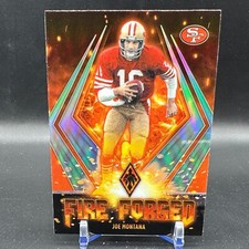 JOE MONTANA FIRE FORGED SILVER Prizm 2021 PANINI PHOENIX FOOTBALL 49ERS