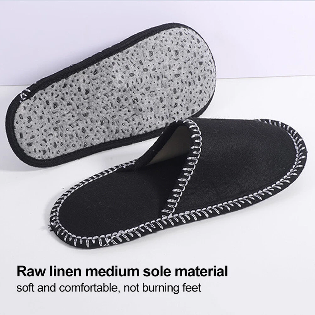 WOOL SLIPPERS Widely Use Non Slip Sole Felt Slippers Portable