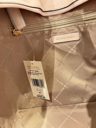 MICHAEL KORS JET SET REISE MD DOPPELTASCHE TASCHE SCHULTERTASCHE MK VANILLA PINK - Bild 8 von 11