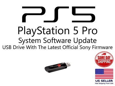 PLAYSTATION 5 PRO PS5 UPDATE INSTALL USB FLASH DRIVE OFFICIAL SONY FIRMWARE