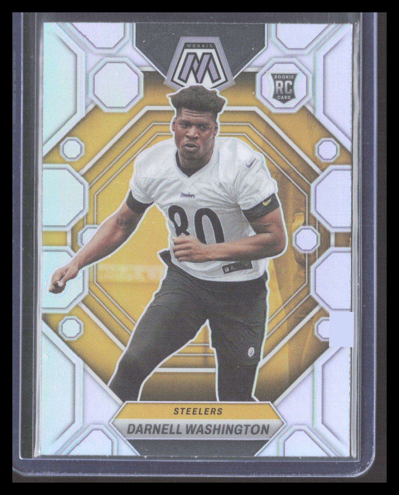 2023 Panini Mosaic DARNELL WASHINGTON Silver Prizm #306 Rookie RC  Steelers NOHU