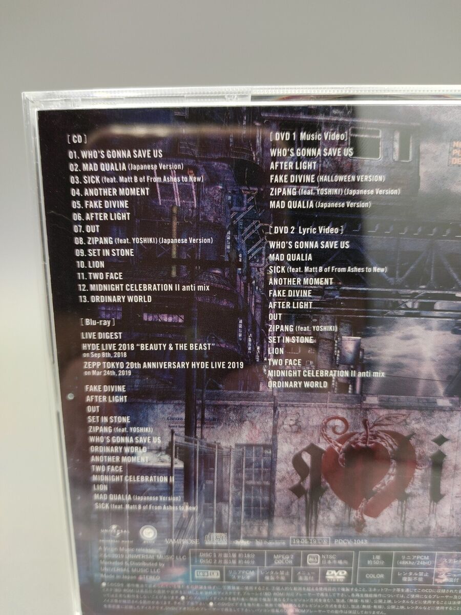 HYDE(L'Arc-en-Ciel)anti Music Store Limited edition Japan CD HYDE(L'Arc-en-Ciel)anti Music Store Limited edition Japan CD