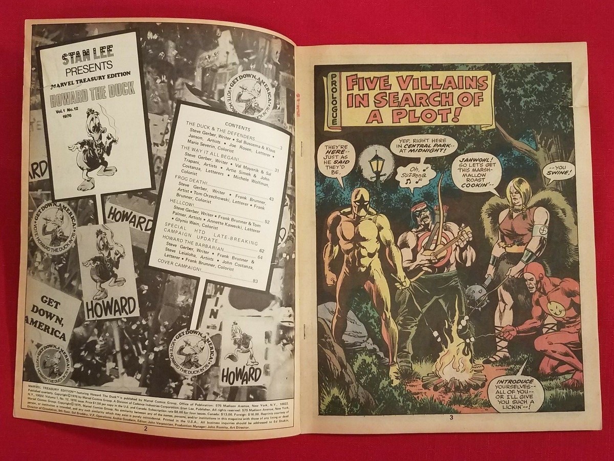 Howard the Duck - Marvel Treasury Edition - 1976 - # 12 Howard the Duck - Marvel Treasury Edition - 1976 - # 12