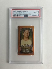 2024 Topps Allen & Ginter Sandy Koufax Mini Chrome Refractor Orange /25 PSA 10
