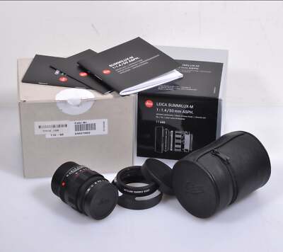 Leica Summilux-M 50mm f/1.4 Asph. (Black-Chrome Edition), Mint