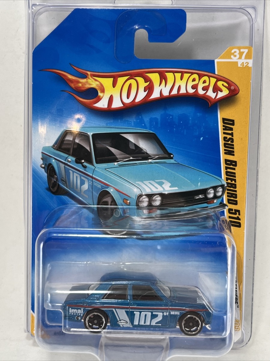 【レア 限定カード】ホットウィール　2009　ダットサン　ブルーバード 510 2009 hot wheels First Editions BLUE DATSUN BLUEBIRD 510 long