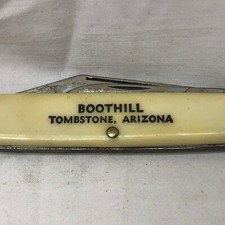 Pocket Knife Advertising Boothill Tombstone Arizona Made in USA