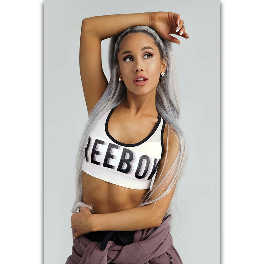 Ariana Grande Music Singer Star Sexy Girl Poster Art Fabric Hot Decor X-532