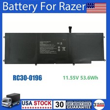 RC30-0196 RZ09-0196 53.6WH Battery for Razer Blade Stealth 2016 2017 3ICP4/92/80