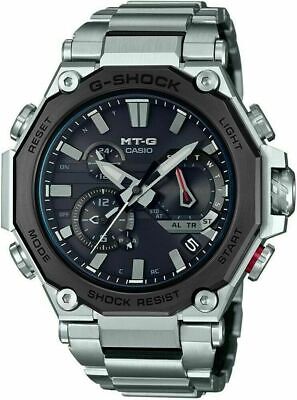 Casio G-Shock MT-G 55mm Silver Stainless Steel Case and Band Casio G-Shock MT-G 55mm Silver Stainless Steel Case and Band