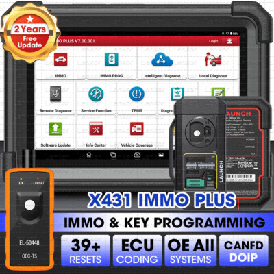 2025 Launch X431 IMMO PLUS PAD VII ECU Programming All System Diagnostic Scanner