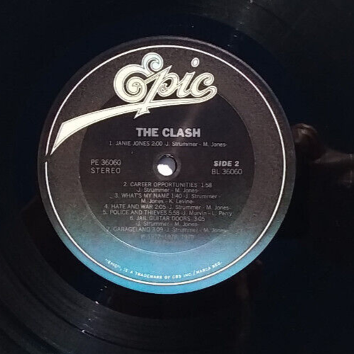 米LP Clash Clash PE36060 EPIC /00260 THE CLASH - Vinyl LP 1979 Epic PE 36060 - Matrix 